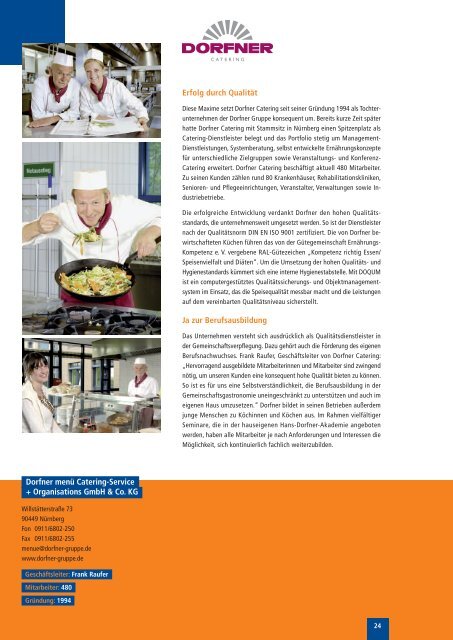 Gemeinschaftsgastronomie - DEHOGA Bundesverband