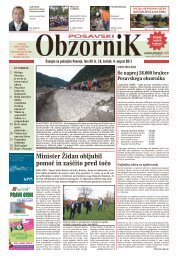 Posavski obzornik 19/07 - najbolj brane novice iz Posavja