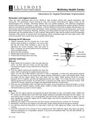 Instructions For Vaginal Penetration Improvement - McKinley Health ...