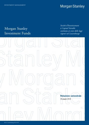 Morgan Stanley Investment Funds - Fideuram Vita