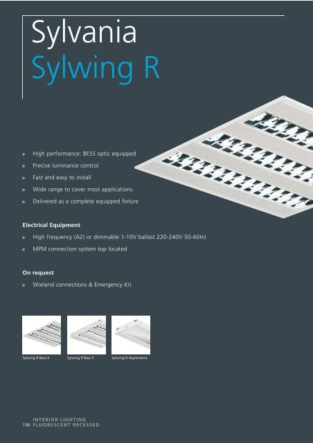 Sylvania Sylwing R - Projectista.pt