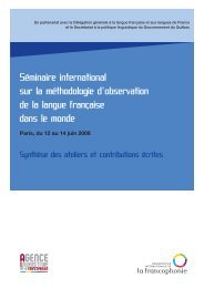 SÃ©minaire international sur la mÃ©thodologie d'observation de la ...