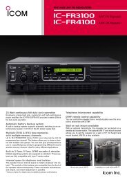 Icom IC-FR3100/FR4100 - RadCom