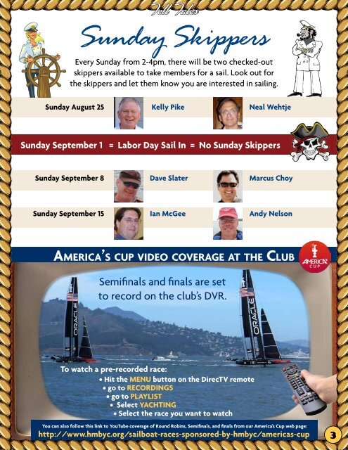 Aug 21 - Half Moon Bay Yacht Club