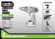 CORDLESS DRILL DRIVER