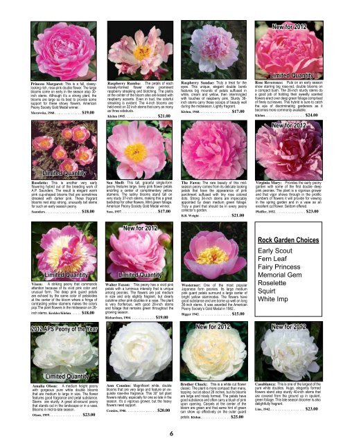 Fine peonies for garden and vase - Fina Gardens Peonies