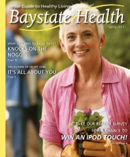 Spring 2011 - Baystate Health