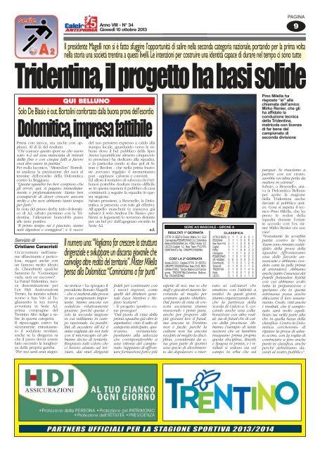 Edizione Nazionale Nr.34 del 10/10/2013 - Calcio a 5 Anteprima