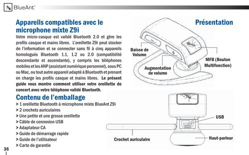 User Manual - English, French, Spanish (PDF ... - BlueAnt Wireless