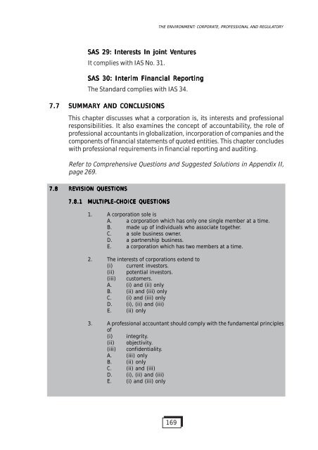 Financial Reporting and Ethics - The Institute of Chartered ...