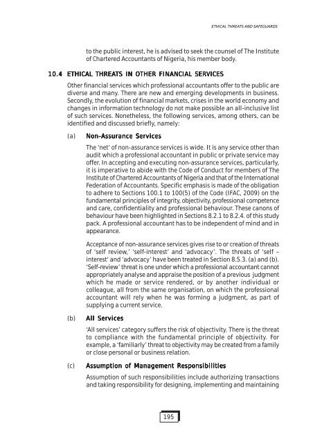 Financial Reporting and Ethics - The Institute of Chartered ...