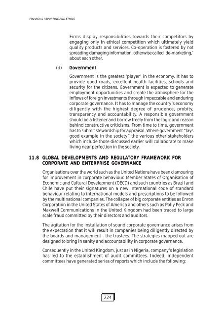 Financial Reporting and Ethics - The Institute of Chartered ...