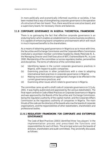 Financial Reporting and Ethics - The Institute of Chartered ...