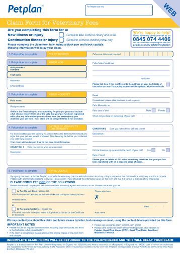 Pet Plan Claim Form Dogs Tabitomo pet-plan-claim-form-dogs-tabitomo