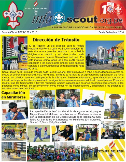 INFO SCOUT 39 - Scouts del PerÃº