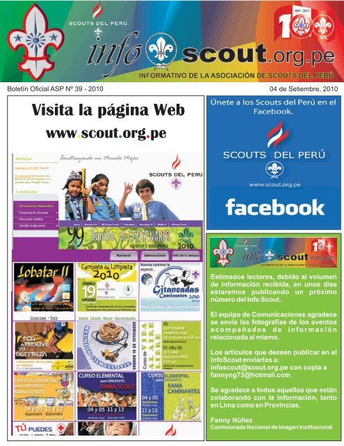 INFO SCOUT 39 - Scouts del PerÃº
