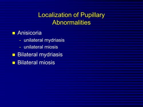 Comparative Neuro-Ophthalmology - North Carolina State ...