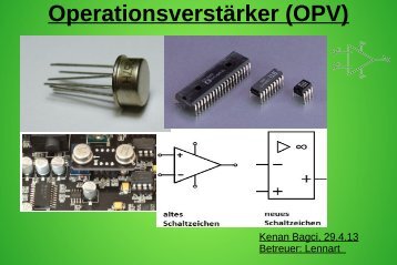 OperationsverstÃ¤rker (OPV) - Projektlabor