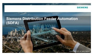 Siemens Distribution Feeder Automation (SDFA)