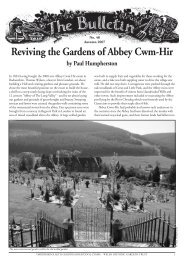 Reviving the Gardens of Abbey Cwm-Hir - WHGT