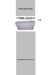 CITIZEN - FCU Serie Fan Coil Unit - Intax.ro