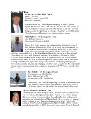 Meet Our Staff - Annapolis Yacht Club