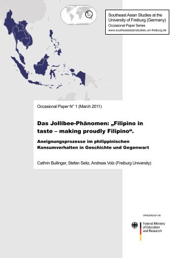 Das Jollibee-Phänomen - Southeast Asian Studies at Freiburg