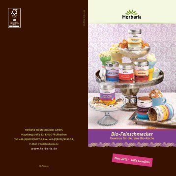 Bio-Feinschmecker – Gewürze für die feine Bio-Küche