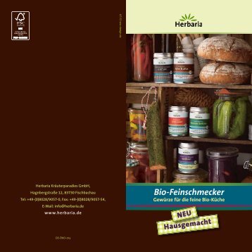 Bio-Feinschmecker - Herbaria Kräuterparadies GmbH