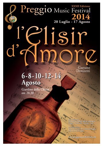 Preggio-Music-Festival-2014-Libretto-L’-Elisir-d’Amore-di-Gaetano-Donizetti