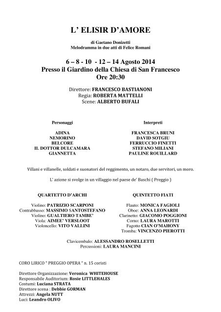 Preggio-Music-Festival-2014-Libretto-L’-Elisir-d’Amore-di-Gaetano-Donizetti