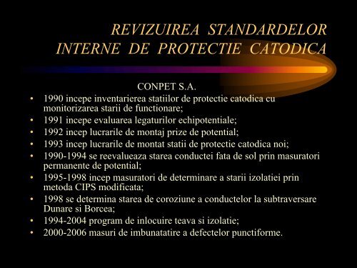 inlocuire statii de protectie catodica - Petroleumclub.ro