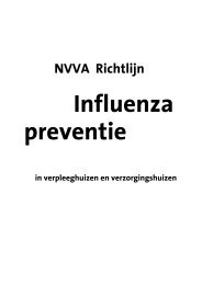 richtlijn voor influenzavaccinatie in verpleeghuizen