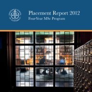 Placement Report 2012