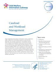 Caseload and Workload Management - Child Welfare Information ...