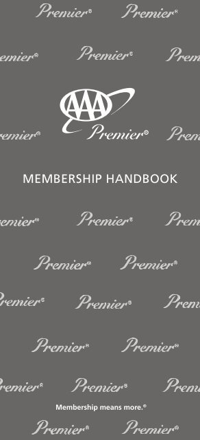 MEMBERSHIP HANDBOOK - AAA Oregon/Idaho