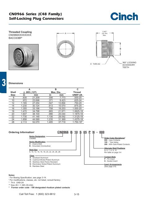 C48 Series - Cinch Connectors