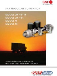 SAF MODUL AIR SUSPENSION - Brazil