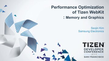 Performance Optimization of Tizen WebKit