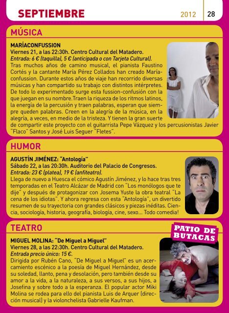 RADAR junio + verano 2012 - Ayuntamiento de Huesca