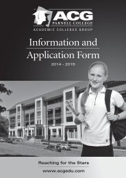 download an Application Form - The Academic Colleges Group