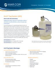 Actril Fog System Datasheet - Mar Cor Purification