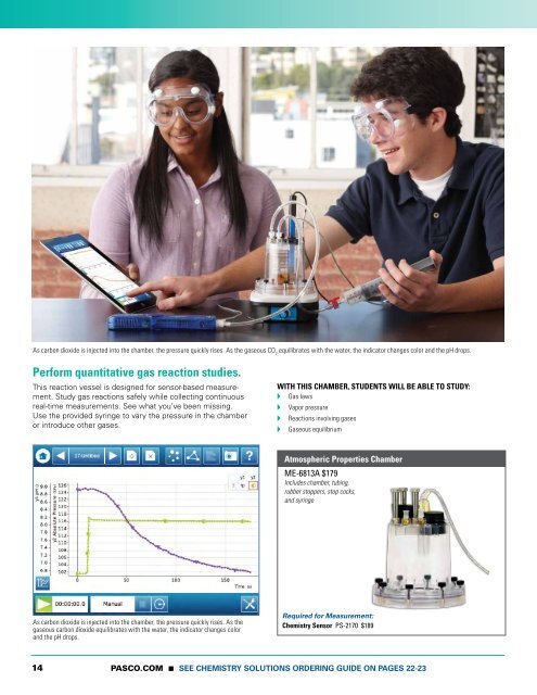 PASCO's Complete Chemistry Solution - Products - PASCO Scientific