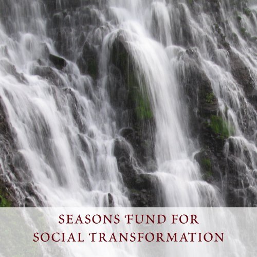 Seasons Fund for Social Transformation - christopher reardon