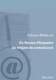 Els Mossos d'Esquadra als mitjans de comunicaciÃ³ - Media.cat