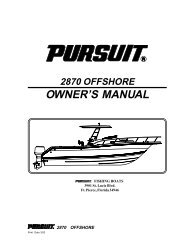 2870 Offshore - Pursuit Boats