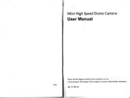 MPTZ-520X10 Mini Dome User Manual - Security Camera World