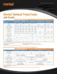 Steelhead Family & Granite Spec Sheet - Riverbed
