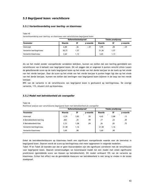 Longitudinaal onderzoek in het basisonderwijs