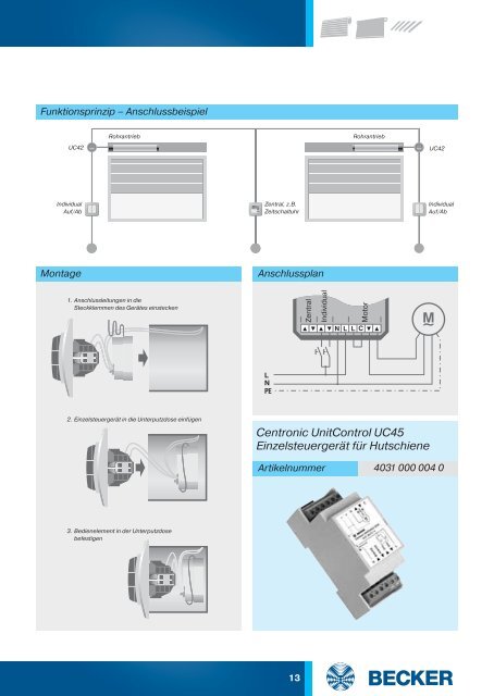 Becker Centronic Katalog - auf enobi.de